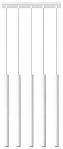 Lampadario in Acciaio a sospensione 5xG9 PASTELO 5 Bianco