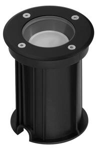 Faretto Carrabile GU10 IP67 - NERO con Doppio Pressacavo