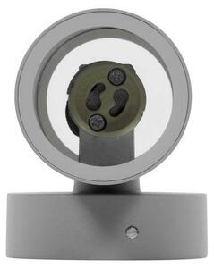 Applique Cilindrica Bidirezionale IP65 GU10 Grigio Colore Grigio