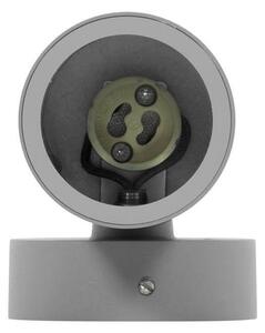 Applique Cilindrica Monodirezionale IP65 GU10 Grigio Colore Grigio