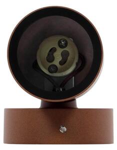 Applique Cilindrica Monodirezionale IP65 GU10 Corten Colore Corten