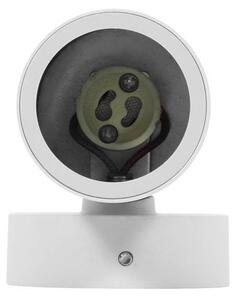Applique Cilindrica Monodirezionale IP65 GU10 Bianca Colore Bianco