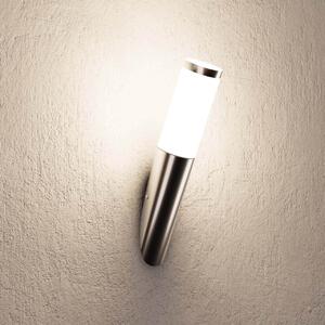 Applique Paletto in Acciaio Inox IP54 Base E27 Colore Inox