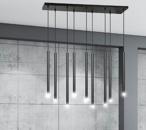 Lampada a Sospensione SELTER 9 BLACK WHITE e GOLD