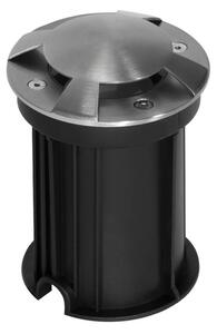 Faretto Carrabile 4 Direzioni MR16 IP67 Acciaio INOX 12/24V Inox