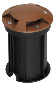 Faretto Carrabile 4 Direzioni MR16 IP67 Acciaio INOX 12/24V Corten
