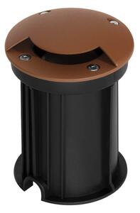 Faretto Carrabile Monodirezione MR16 IP67 Acciaio INOX 12/24V Corten Colore Corten