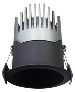 Faro LED da Incasso 10W Nero Ø65mm IP65 CCT UGR19 con driver Philips Colore Bianco Variabile CCT