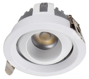 Faro LED da Incasso 12W Ø75mm IP40 Orientabile con driver Philips Colore Bianco Variabile CCT
