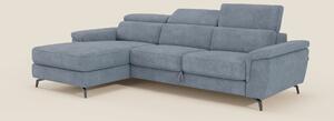 Estro Divano estraibile con chaise-longue e poggiatesta reclinabili in