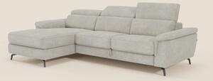 Estro Divano estraibile con chaise-longue e poggiatesta reclinabili in