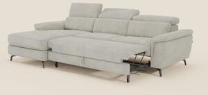 Estro Divano estraibile con chaise-longue e poggiatesta reclinabili in