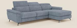 Estro Divano estraibile con chaise-longue e poggiatesta reclinabili in