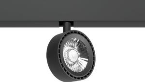 Faro LED 20W Tondo Magnetico CCT CRI92 Nero 48V - BRIDGELUX LED Colore Bianco Variabile CCT