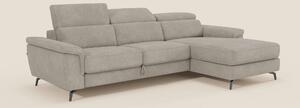 Estro Divano estraibile con chaise-longue e poggiatesta reclinabili in