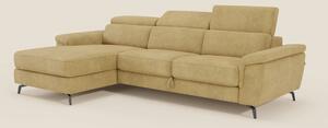 Estro Divano estraibile con chaise-longue e poggiatesta reclinabili in