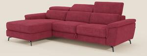 Estro Divano estraibile con chaise-longue e poggiatesta reclinabili in