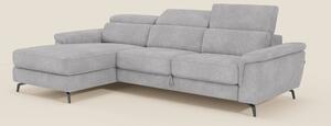 Estro Divano estraibile con chaise-longue e poggiatesta reclinabili in