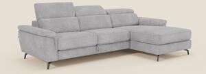 Estro Divano estraibile con chaise-longue e poggiatesta reclinabili in