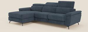 Estro Divano estraibile con chaise-longue e poggiatesta reclinabili in