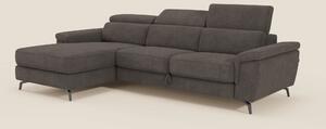 Estro Divano estraibile con chaise-longue e poggiatesta reclinabili in