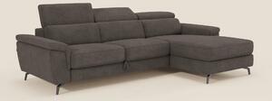 Estro Divano estraibile con chaise-longue e poggiatesta reclinabili in