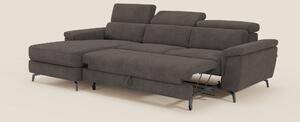 Estro Divano estraibile con chaise-longue e poggiatesta reclinabili in
