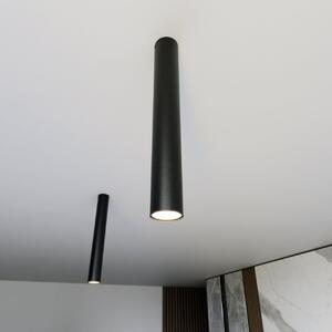 Plafoniera TECNO 1L da soffitto base GU10 Nera