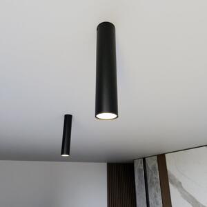 Plafoniera TECNO 1M da soffitto base GU10 Nera