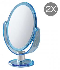 Specchio Per Rasatura Senza Luce Gedy MAGNIFYING Blu