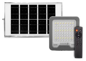 Faro LED Solare 50W IP66 Telecomando Incluso 1.000 lumen - SERIE PRO Colore Bianco Naturale 4.000K
