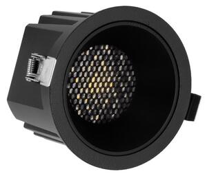 Faro da Incasso Nero 12W Foro Ø75mm CCT 15°-55° con driver Philips Colore Bianco Variabile CCT