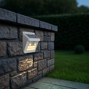 Applique Solare Rettangolare da parete IP65 con Sensore di Movimento Colore Bianco Naturale 4.000K