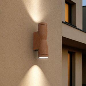 Applique Conica a Clessidra Bidirezionale IP65 GU10 - Corten