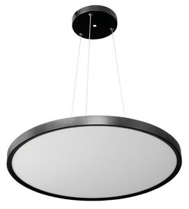 Pannello LED Rotondo a Sospensione 50W Slim CCT Ø600mm IP20 - Nera