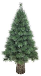 Albero di Natale Artificiale 240 cm 66 Rami con Tronco Quercia Verde