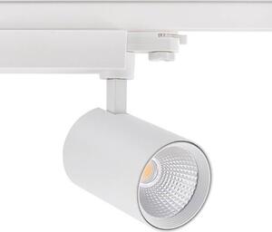 Faro LED per binario Trifase 35W ang. 60° - Rosa per Banco Carni Colore Rosa Alimentare