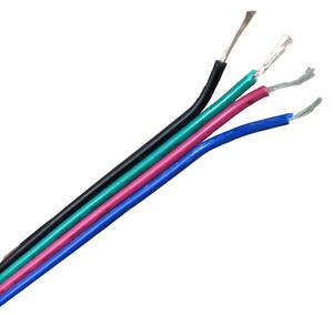 Cavo RGB 4x032mm2 4 colori – Bobina 100m - Per Striscia Led Colore RGB