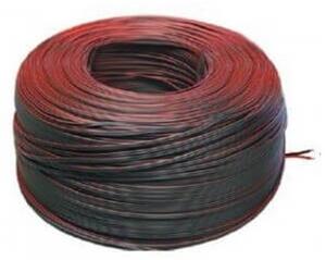 Cavo rosso/nero 2x035mm2– Bobina 100m - Per Striscia Led