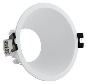 Faretto da Incasso Rotondo Fisso Bianco Foro Ø85mm in Policarbonato per GU10