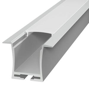 Profilo Incasso per Cartongesso per Striscia LED 1 o 2m Molle incluse Variante Lunghezza Profilo 1 metro