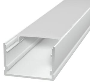 Profilo Lineare XL in Alluminio Bianco per 1-2 Strisce LED da 1m e 2m Variante Lunghezza Profilo 1 metro