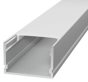 Profilo Lineare XL in Alluminio per 1 o 2 Strisce LED da 1m e 2m Variante Lunghezza Profilo 1 metro