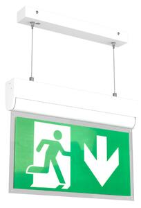 Lampada Emergenza a Sospensione 3h S.E S.A Cinema Mode - Bianca o Nera Colore Bianco Freddo 6.000K