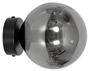 Lampada da Parete ROSSI K1 BL E14 GrafiteTrasparente Miele
