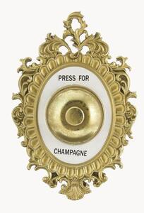 Decorazione da parete color champagne Bell Press