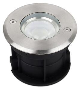 Faretto Segnapasso Interrato 5W RGB+CCT IP68 Acciaio INOX - Serie SYS Colore RGB+CCT