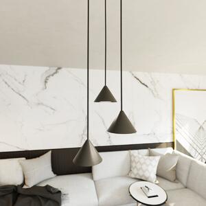 Lampadario a Sospensione in Acciaio ELIT 3 PREMIUM Nero 3xGX53