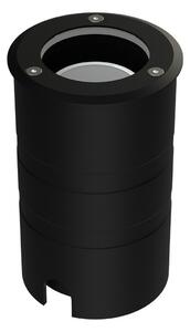 Faro Carrabile GU10 IP67 Orientabile INOX 304 Doppio Pressacavo - Antracite