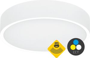 Ecolite CCT Plafoniera LED bianca rotonda 25W con sensore di movimento WMAT350/HF-25W/BI
